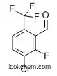 Molecular Structure of 186517-29-3 (3-Chloro-2-fluoro-6-(trifluoromethyl)benzaldehyde)